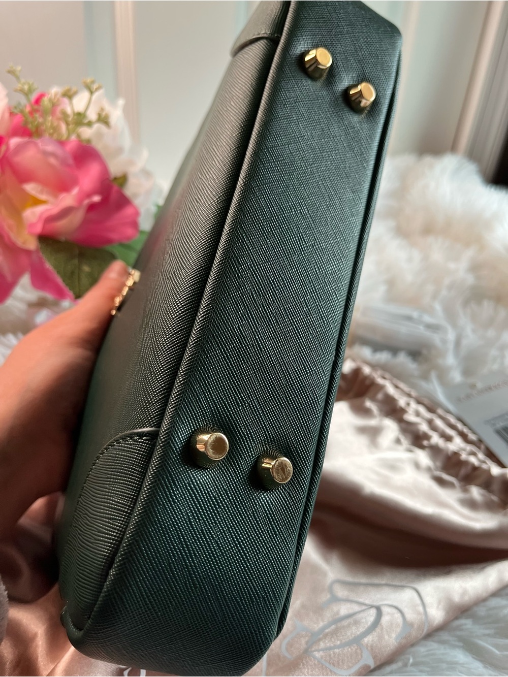 EUC Glass Ladder and Co Emerald Vera Shoulder Bag - Picture 5 of 6